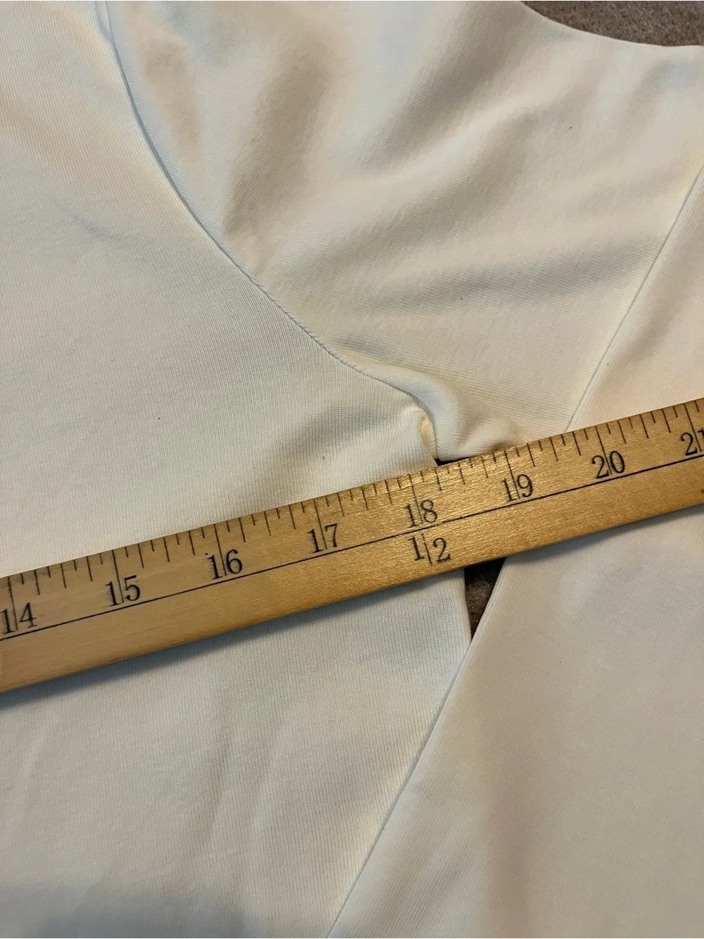 Crew Perfect Fit Cream Gold Button Shoulder Long Sleeve Top Large
